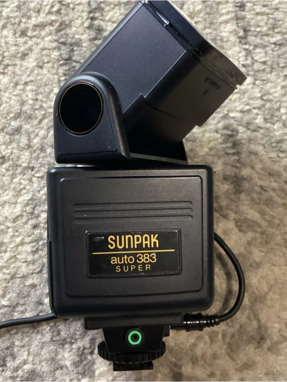 Vintage Sunpak Auto 383 Super Flash Universal Photography Camera TESTED EUC